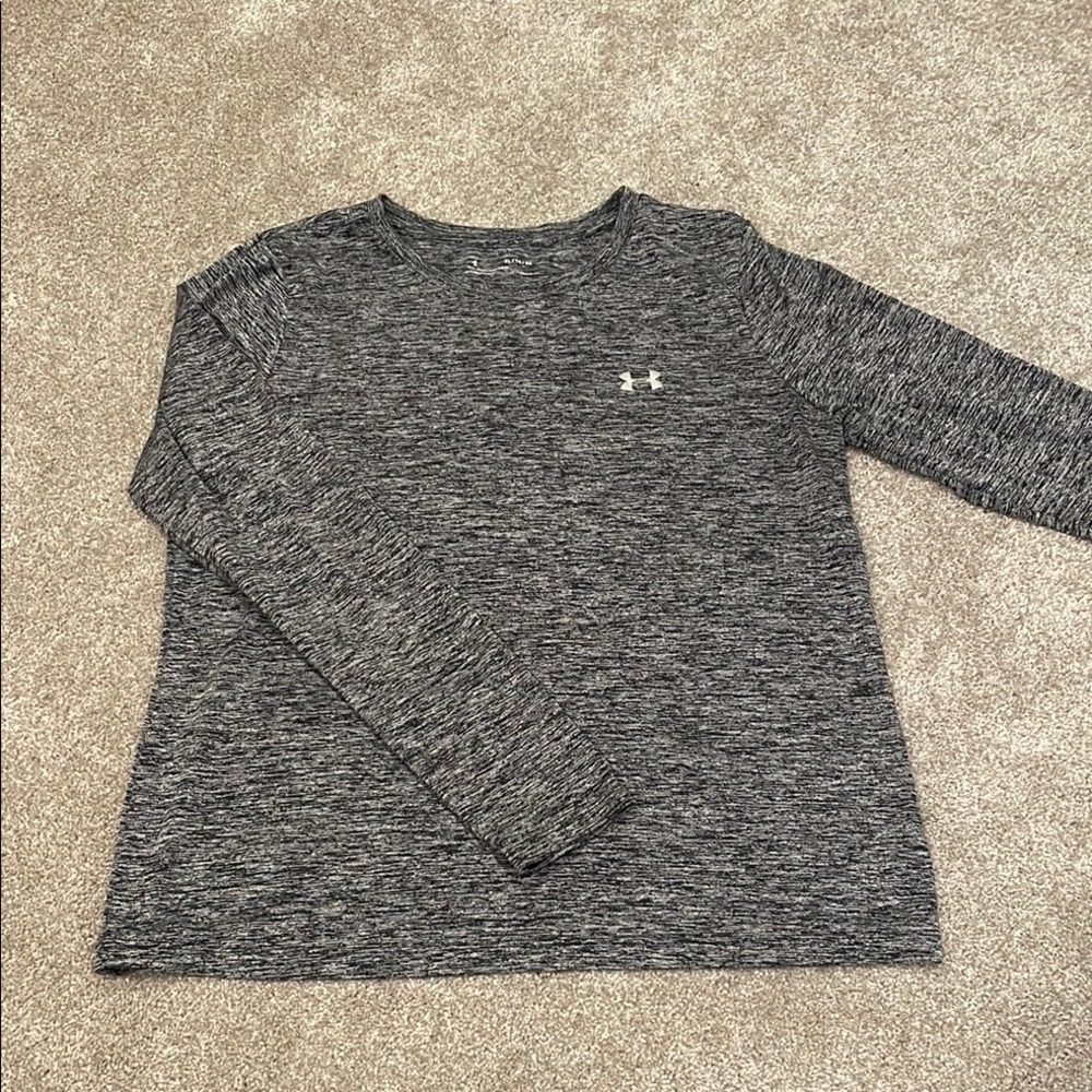 Under Armour Charcoal Heather Long Sleeve Shirt